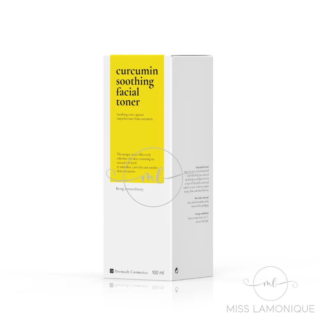 Dermash Cosmetics Curcumin Soothing Facial Toner 100 ml