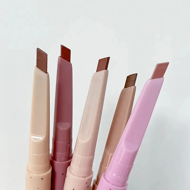 Flytonn- Milk Matte Smooth Lip Liner Pen Makeup Waterproof Lasting Contouring 3D Lips Lip Stick Pencil Nude Pink Lip Tint Lips Cosmetic