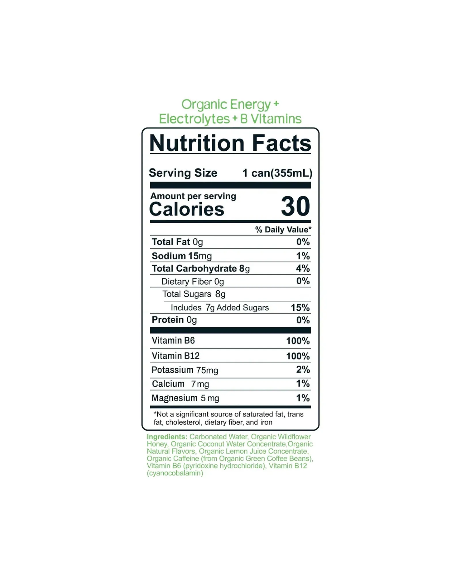 Peach Mango Green Tea Energy Drink - Case of 12