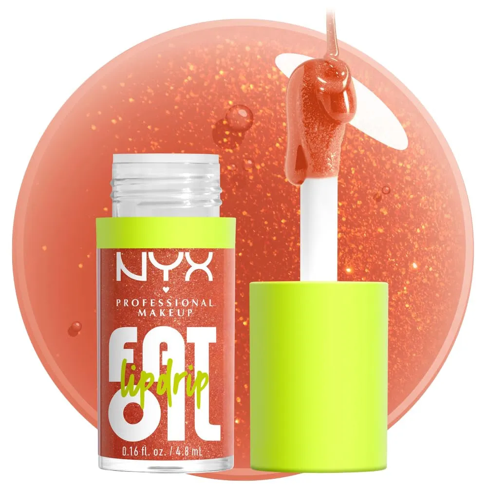 Shimmering Magenta Fat Oil Lip Drip - Vegan Moisturizing Lip Gloss with Shine