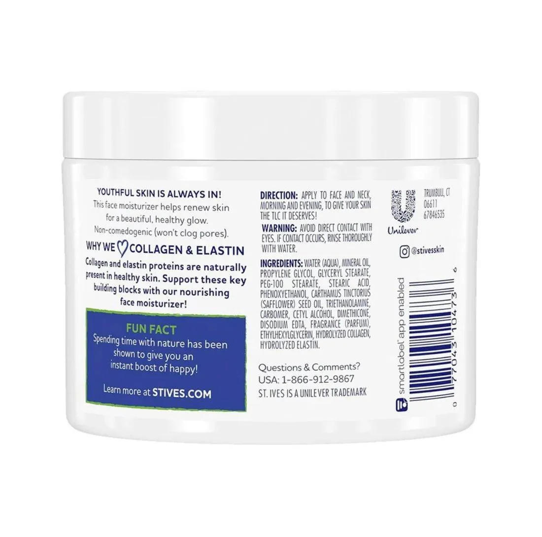 St. Ives - Renewing Collagen Elastin Moisturizer - 283GM